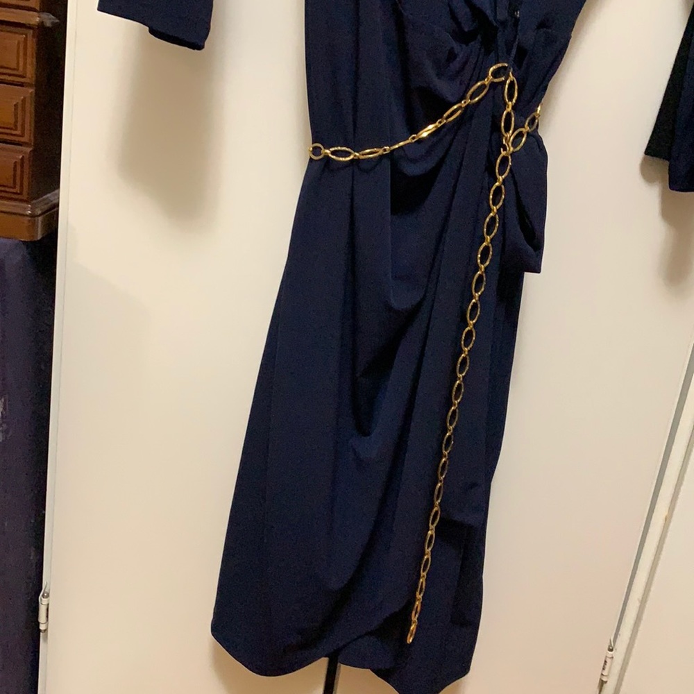 Gold chain waist belt